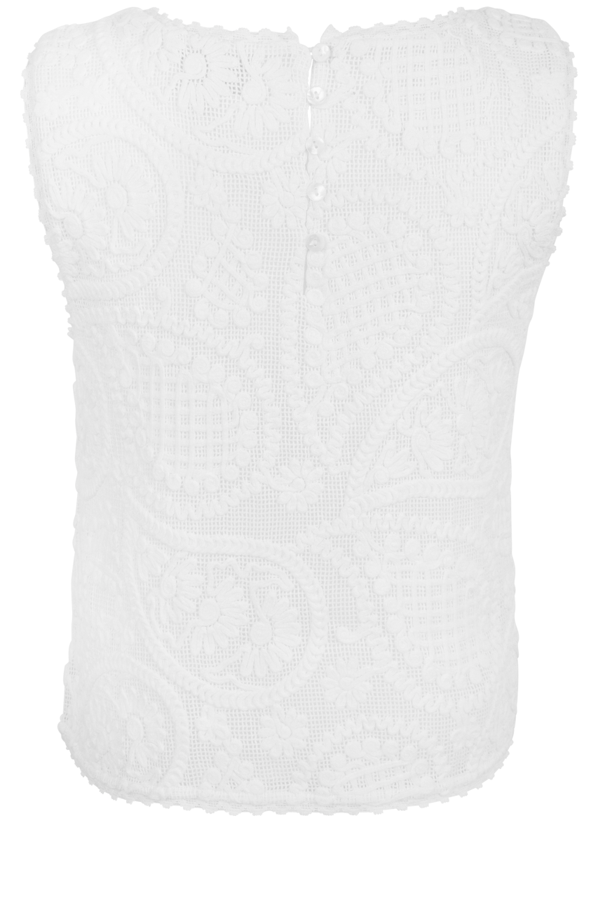 Willow Paisley Lace Sleeveless Top