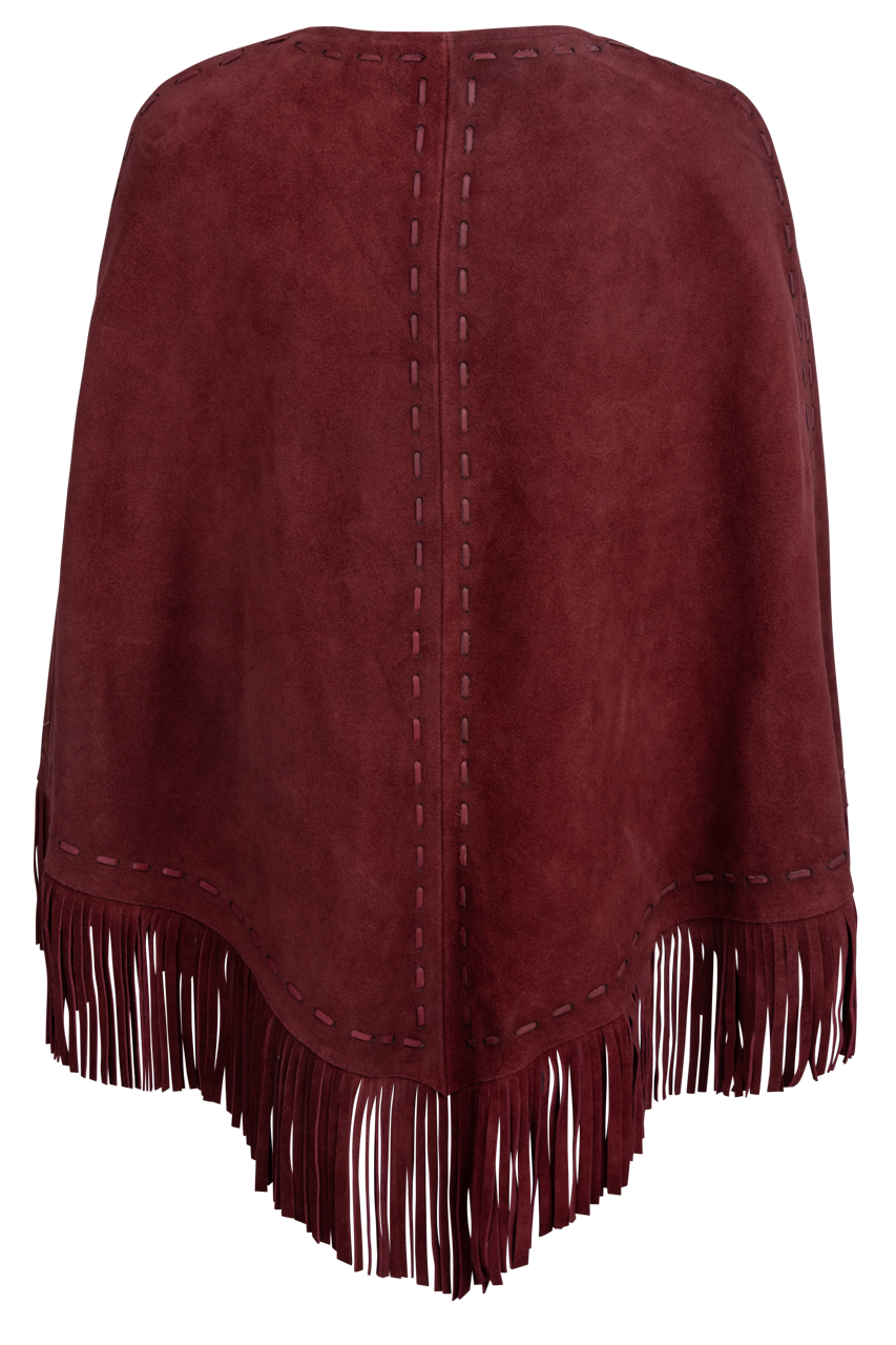Western and Co. Dime Piece Python Suede Cape