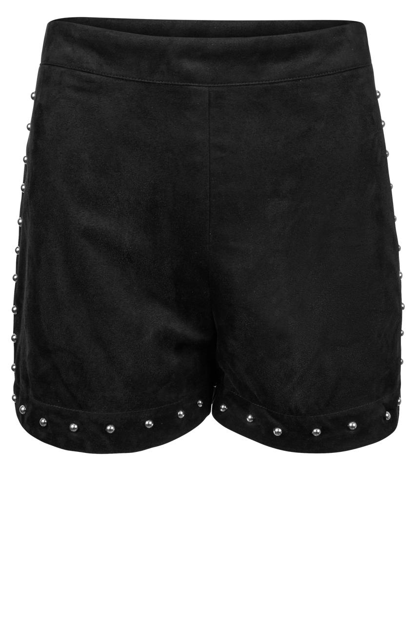 Raisonnel Black Studded Western Shorts | Pinto Ranch