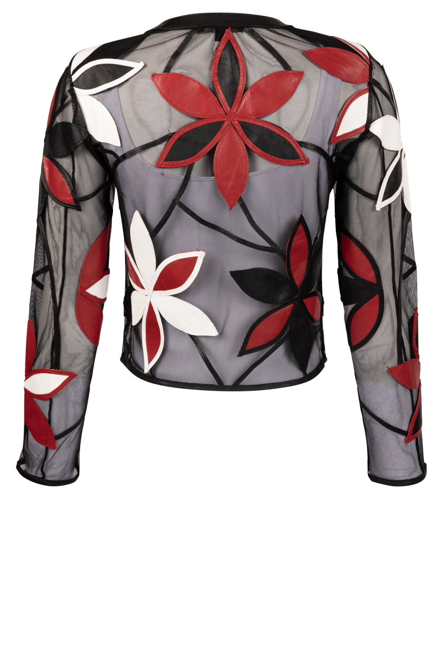 Belgin Francis Multi-Colored Flower Jacket