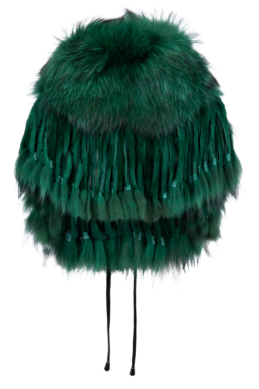 Pat Dahnke Emerald Fur Collar