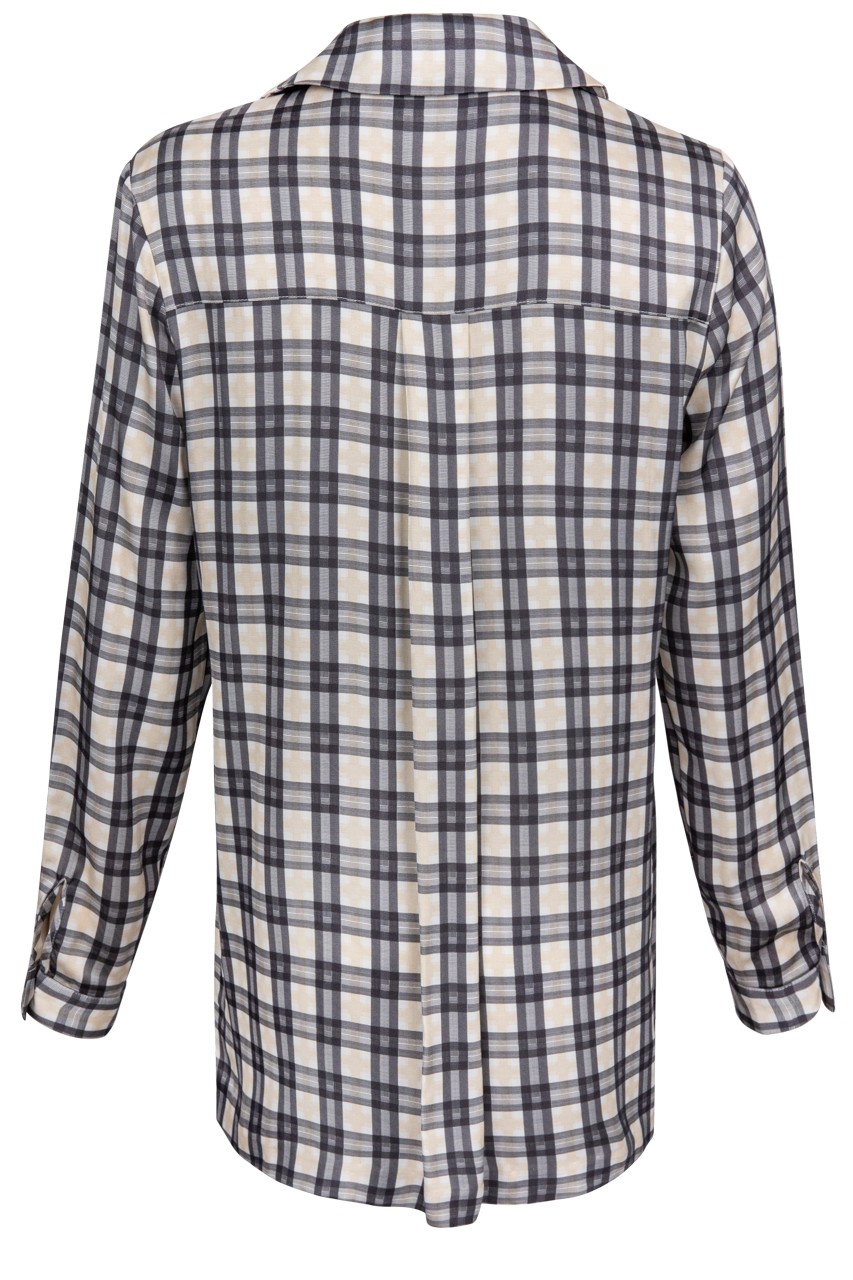 Folk Saint Retro Plaid Bobbi Blouse