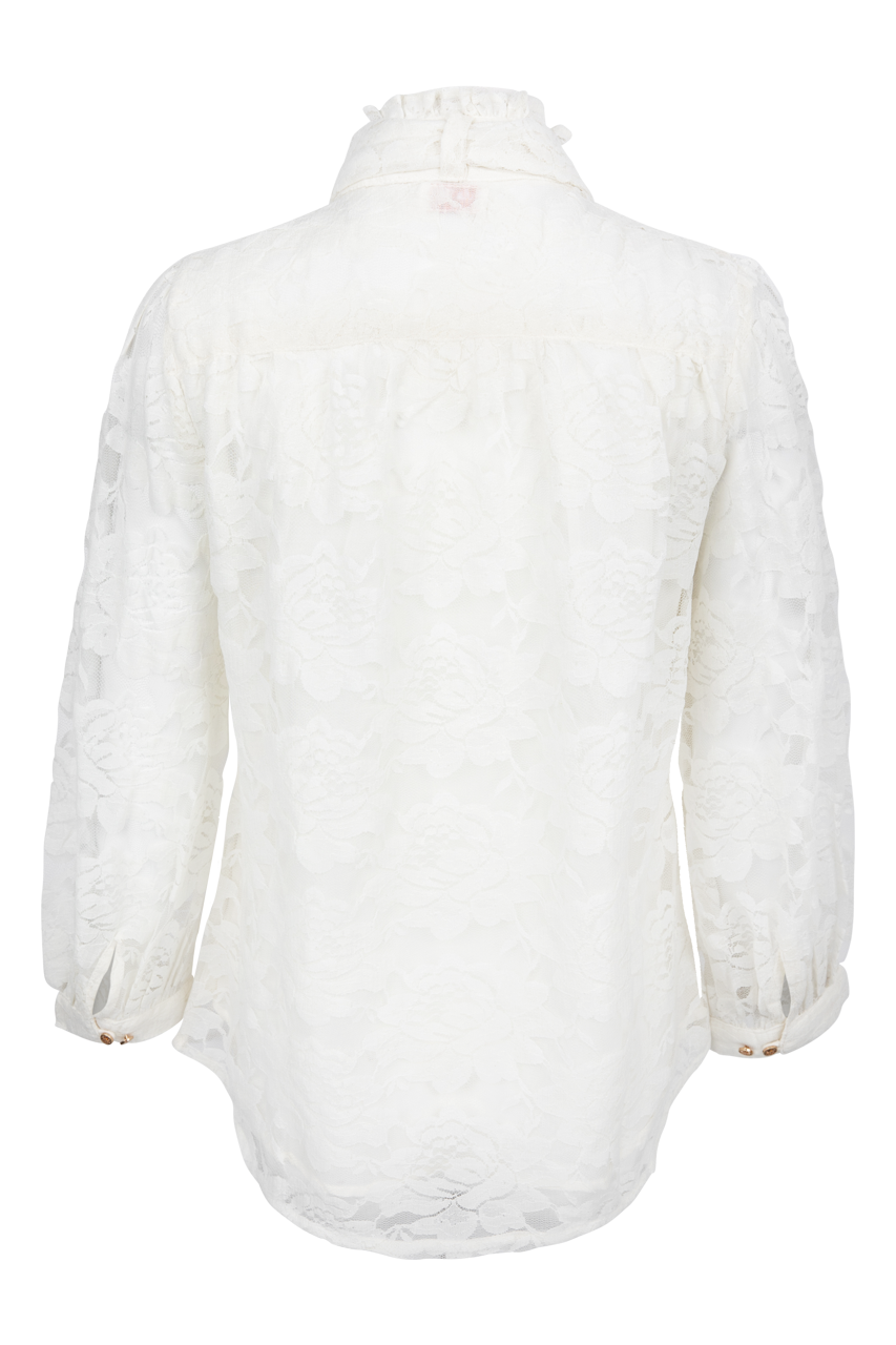LulaSoul Chandler Lace Blouse - Ivory