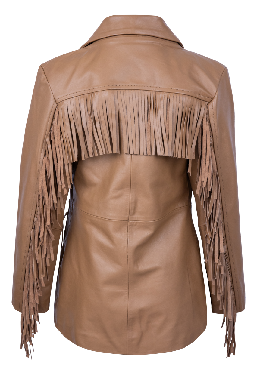 Western and Co. Fringe With Benefits Blazer