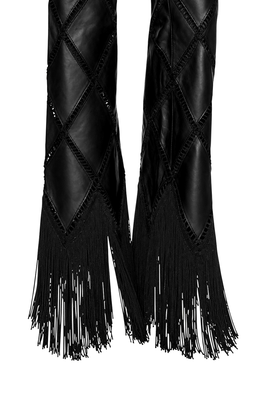 Understated Leather Karma Leather Pants - Black