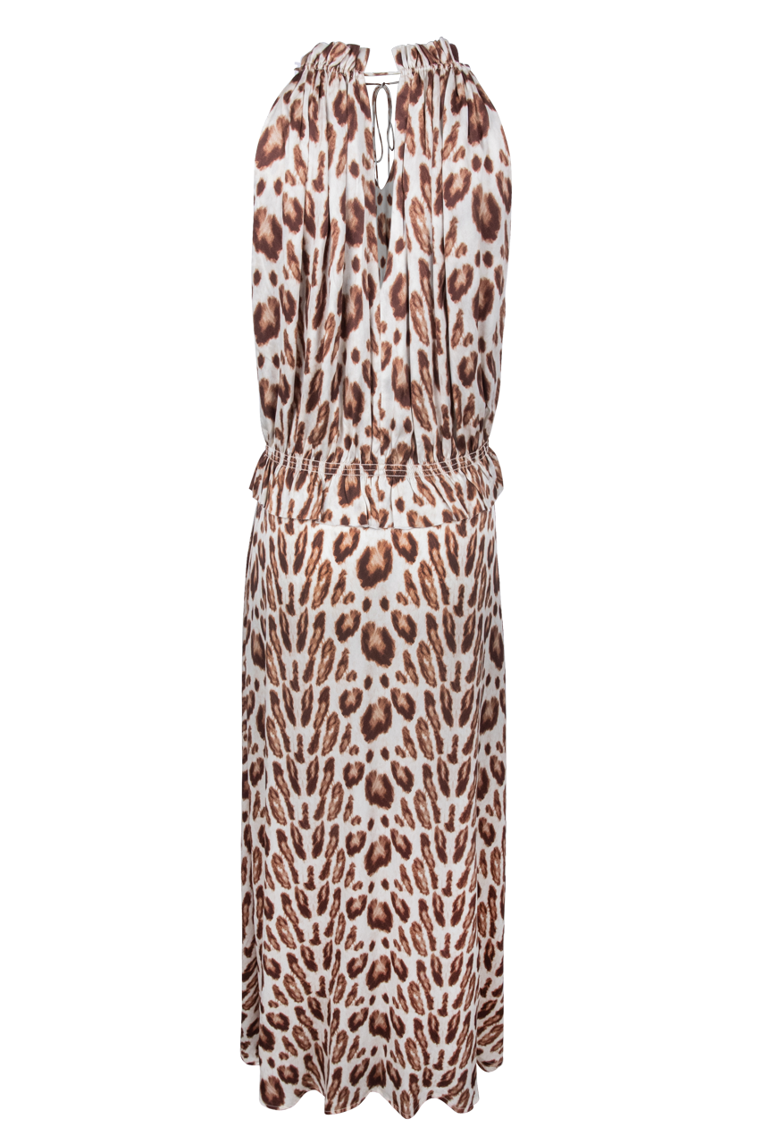 Catherine Gee Sofia Leopard Maxi Dress