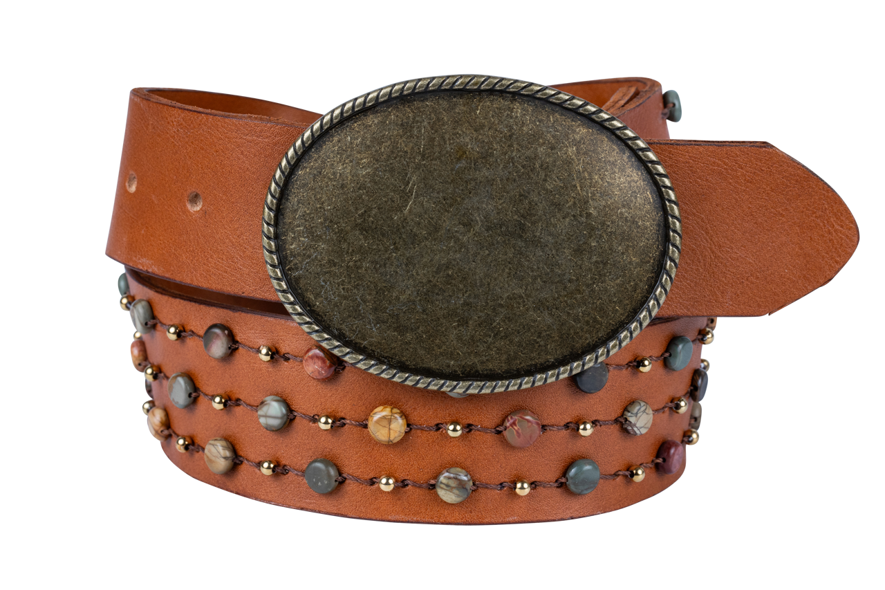 Picasso Jasper Multi-Stone Belt