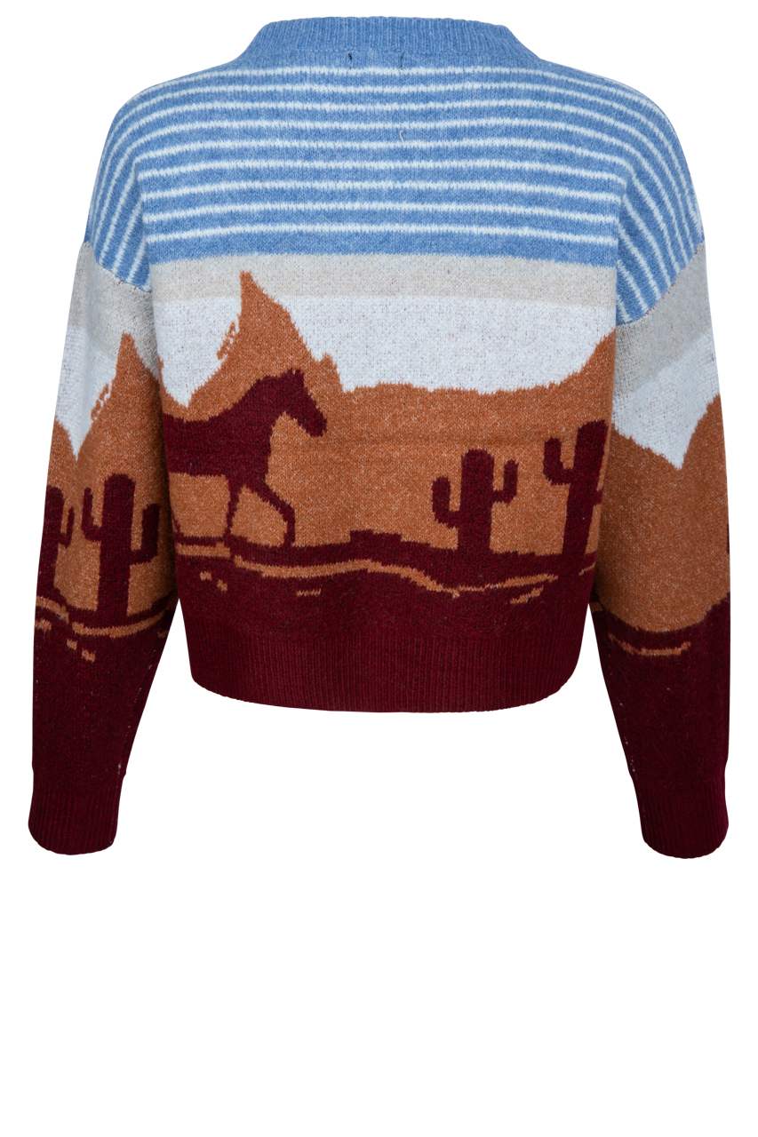 Urban Daizy Desert Horizon Cropped Cardigan