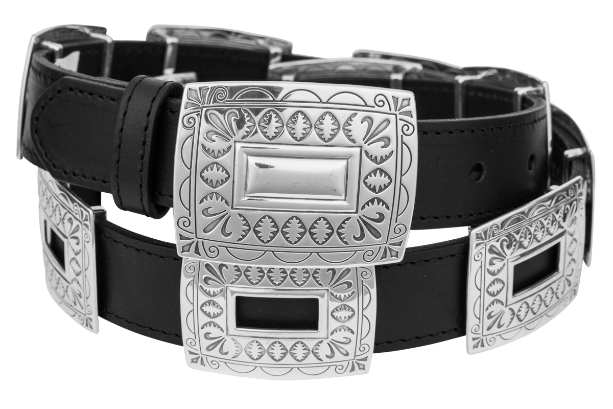 Brighton Copper Canyon Concho Belt