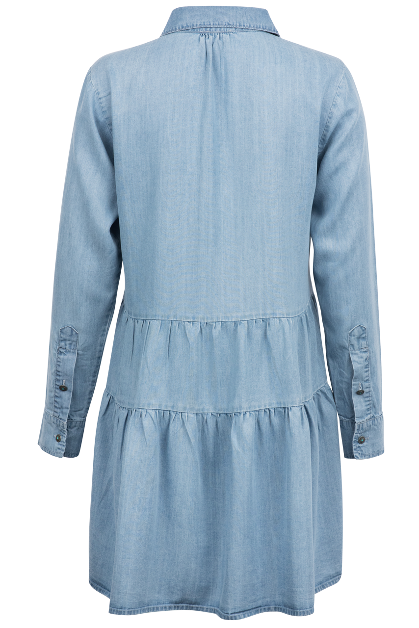 Tasha Polizzi Darius Denim Tencel Shirt Dress