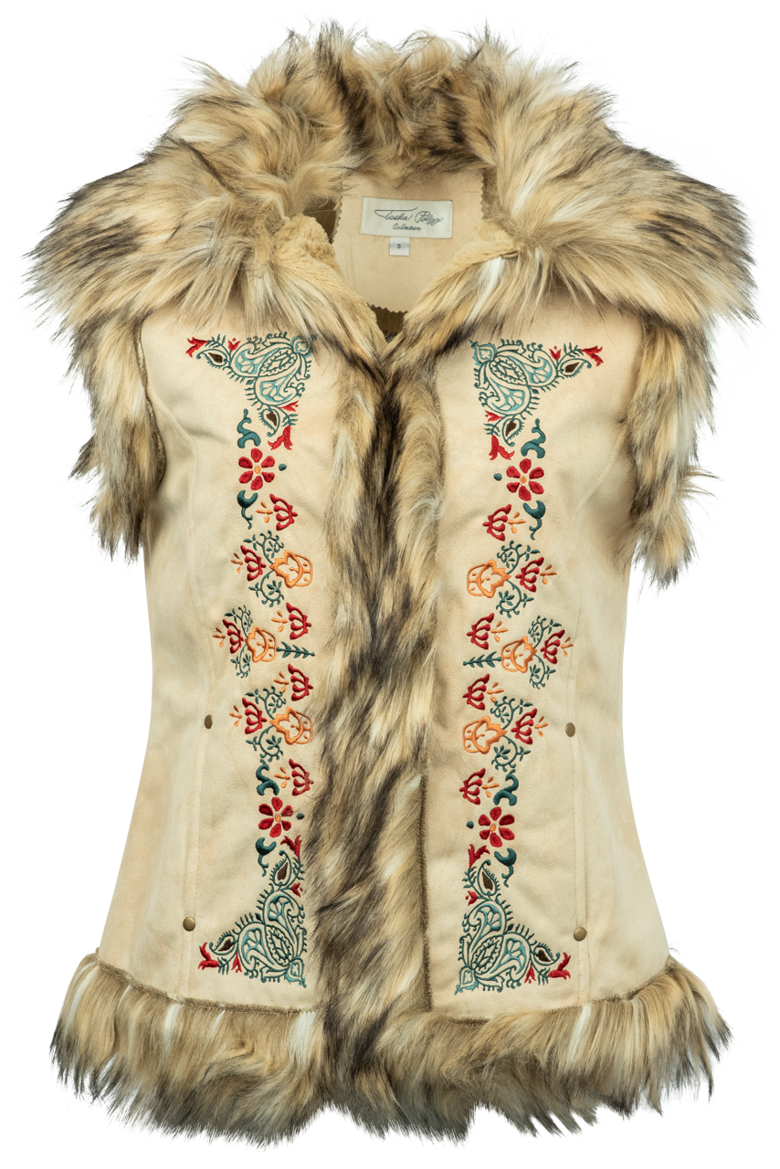 Tasha Polizzi Faux Fur Western Chateau Vest | Pinto Ranch