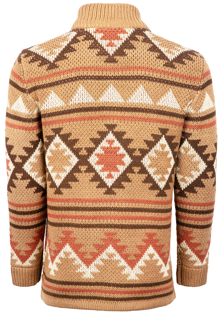 Tasha Polizzi Men's Zip Front Knit Sweater