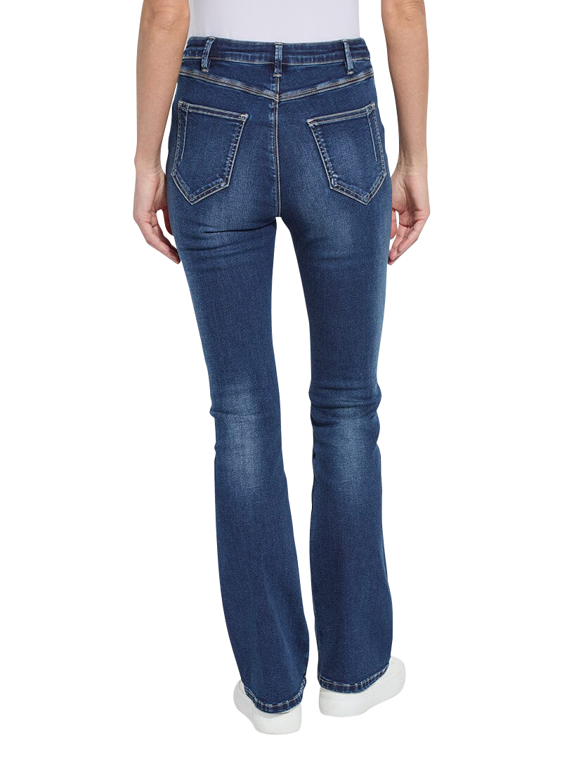 Lysse Estelle Everyday Flare Jeans - Mid Wash
