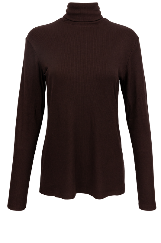 Tasha Polizzi Chocolate Turtleneck