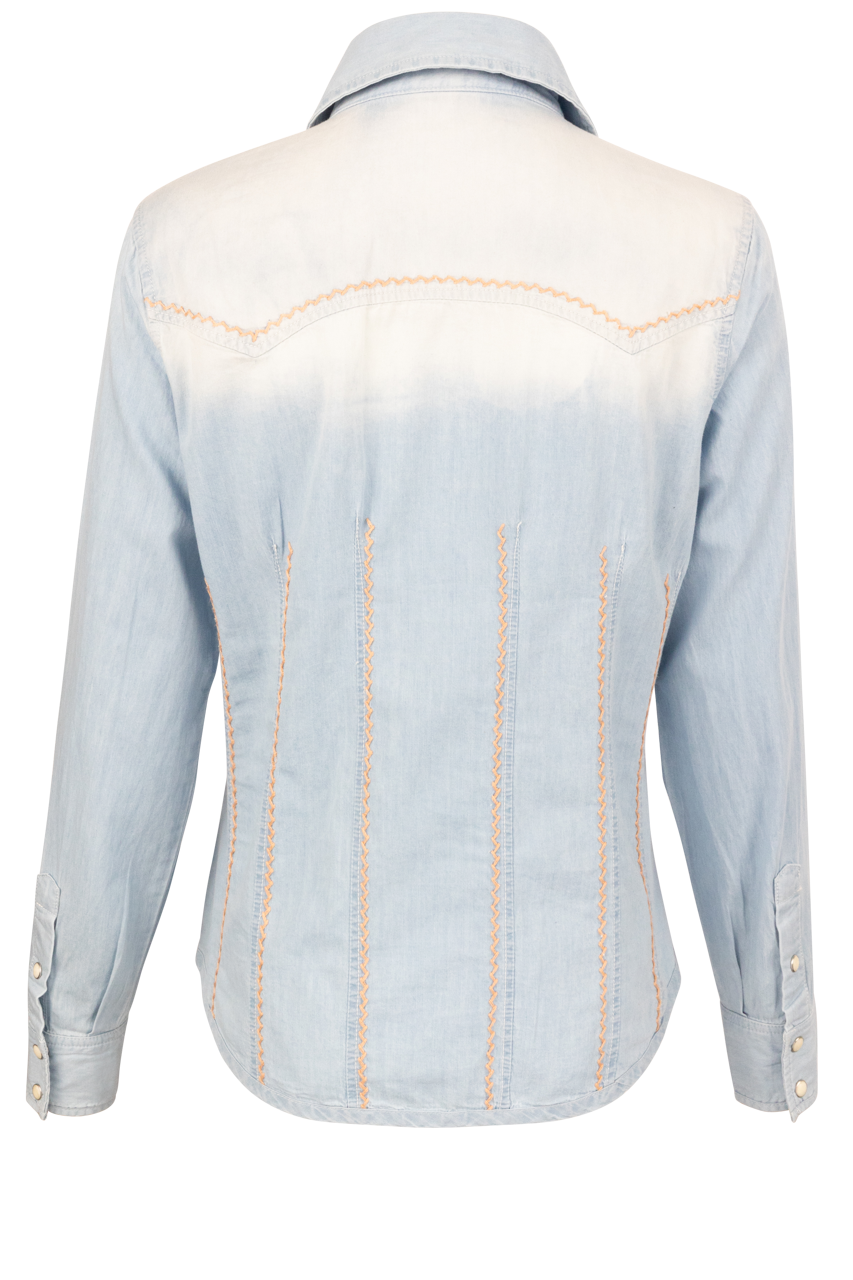 Tasha Polizzi Vintage Denim Western Shirt