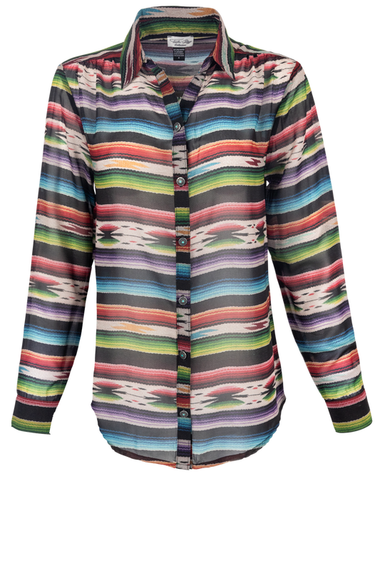 Tasha Polizzi Ramsey Serape Print Blouse
