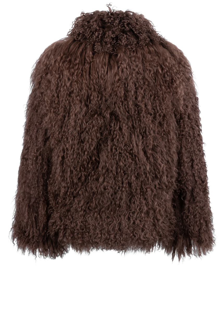 Pinto Ranch Chocolate Tibetan Fur Jacket