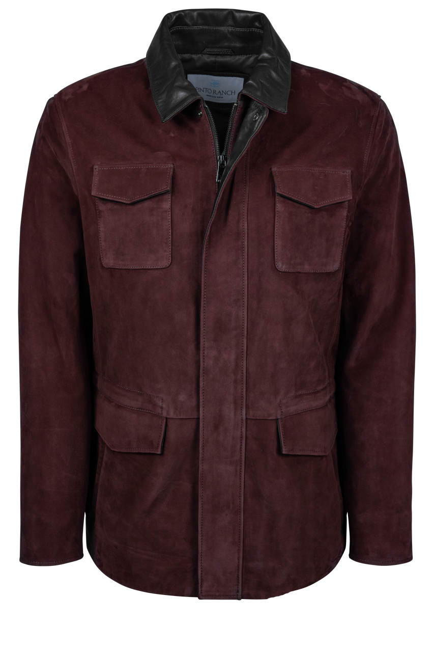 Pinto Ranch Classic Brown Suede Coat