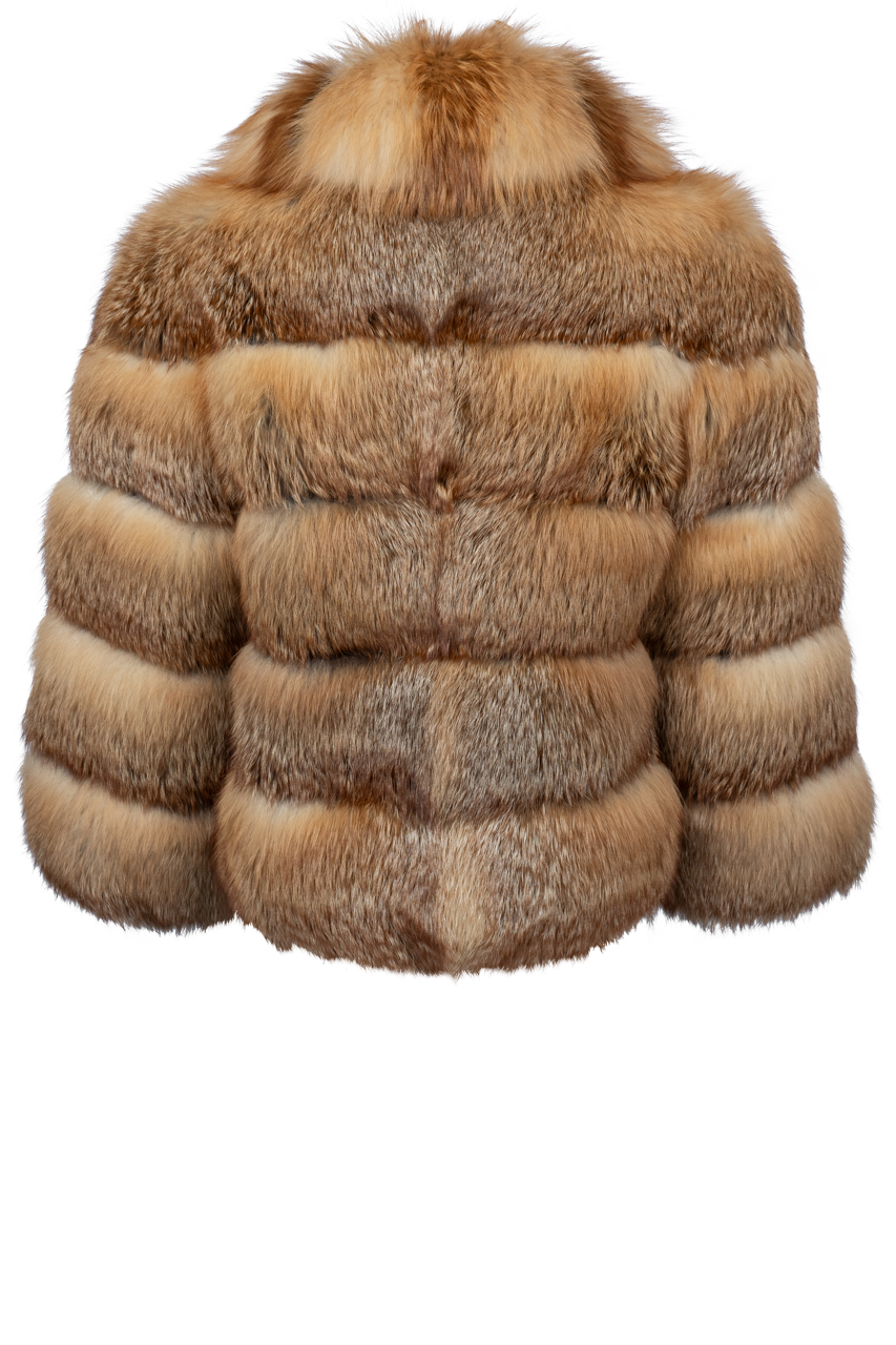 Pinto Ranch Chestnut Fox Fur Jacket