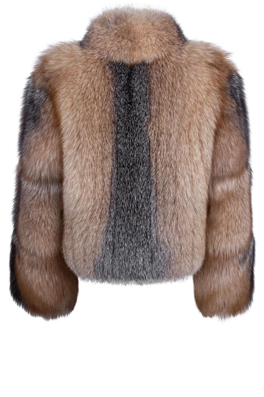 Pinto Ranch Red Fox Fur Jacket