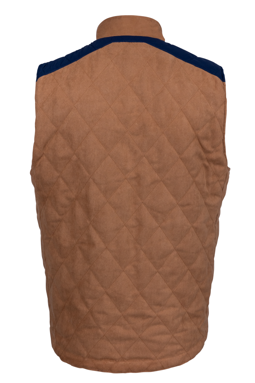 Madison Creek High Point Reversible Vest - Brown/Navy