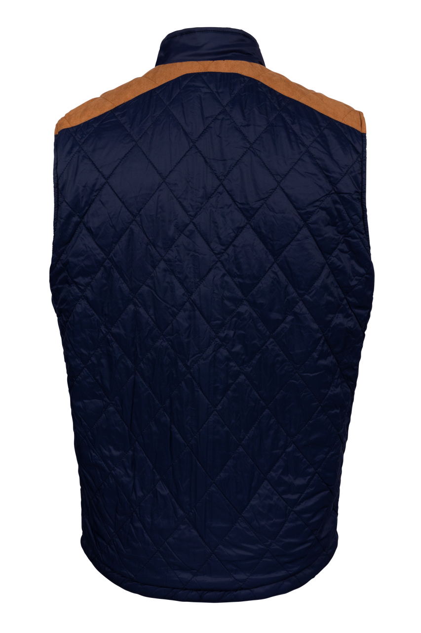 Madison Creek High Point Reversible Vest - Brown/Navy