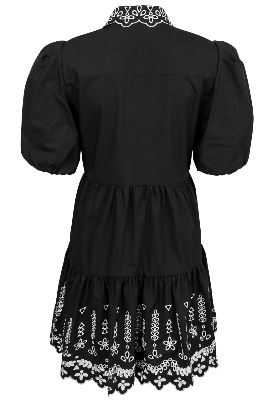 Hale Bob Embroidered Rayna Poplin Dress