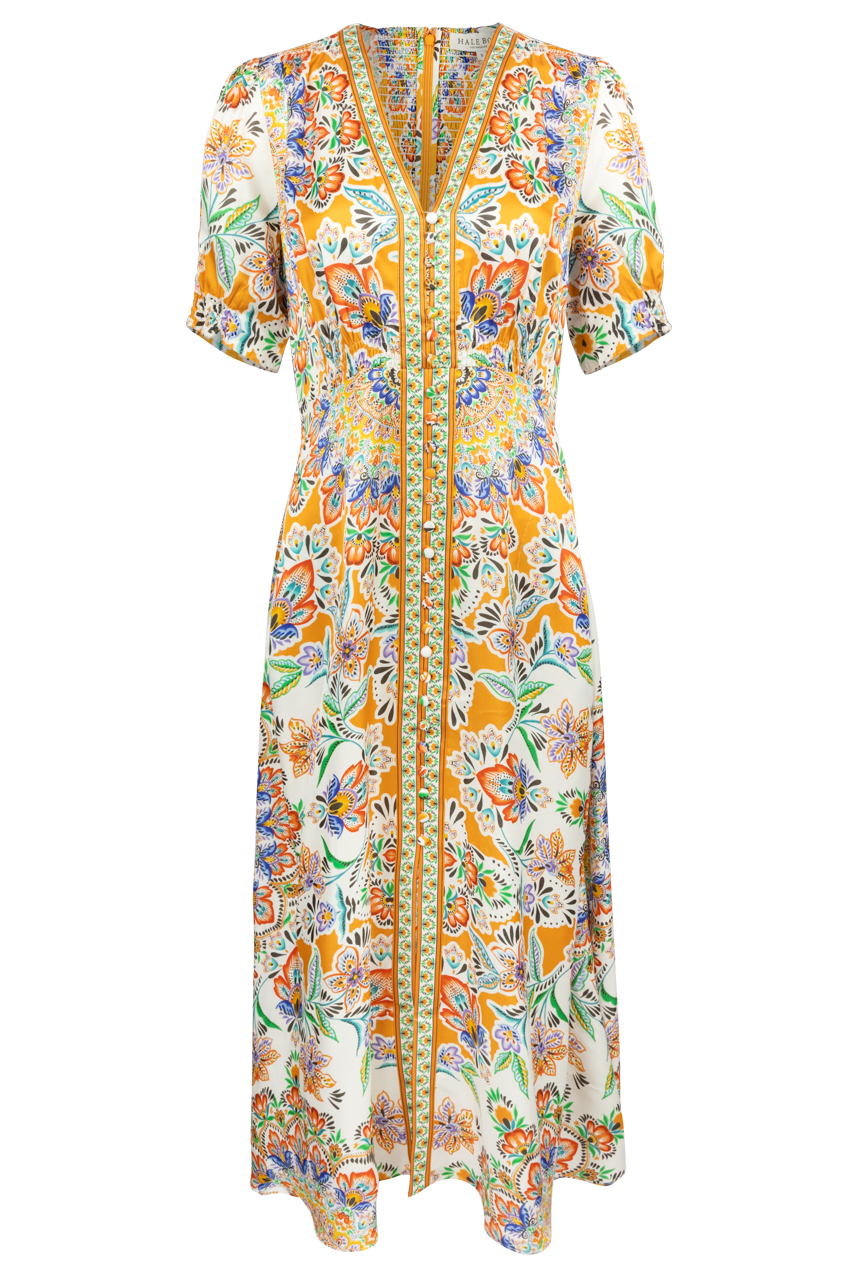 Hale Bob Western Ila Maxi Dress | Pinto Ranch ORANGE / S