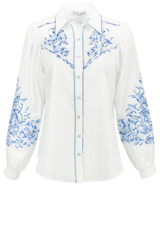 Hale Bob Jianna Embroidered Top