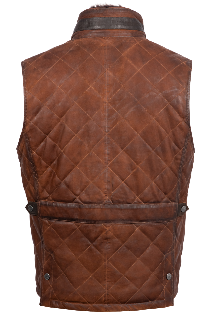 Madison Creek Bourbon Vail Waxed Suede Vest