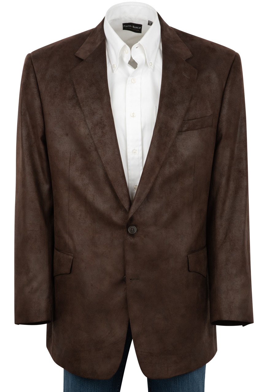 Pinto Ranch Dark Brown Western Sport Coat Pinto Ranch