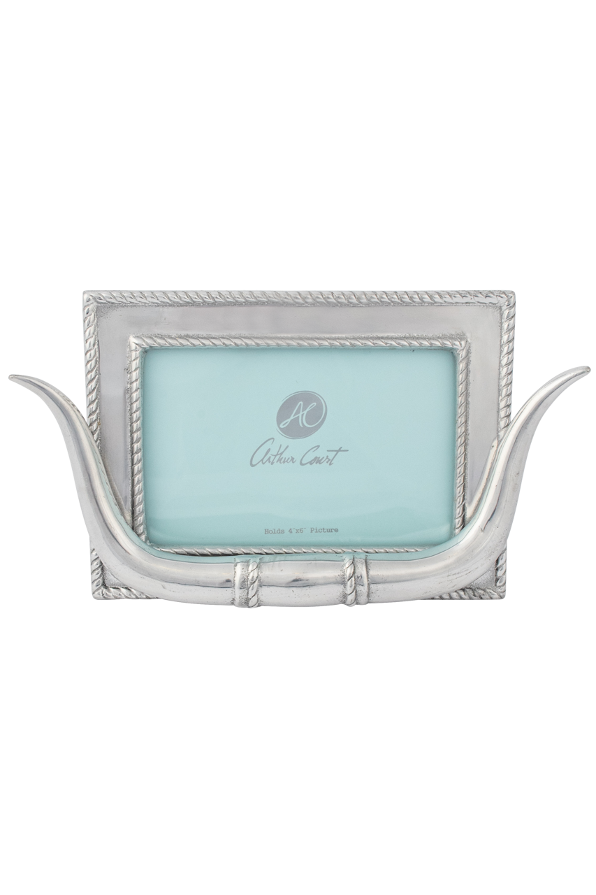 Arthur Court Longhorn Picture Frame