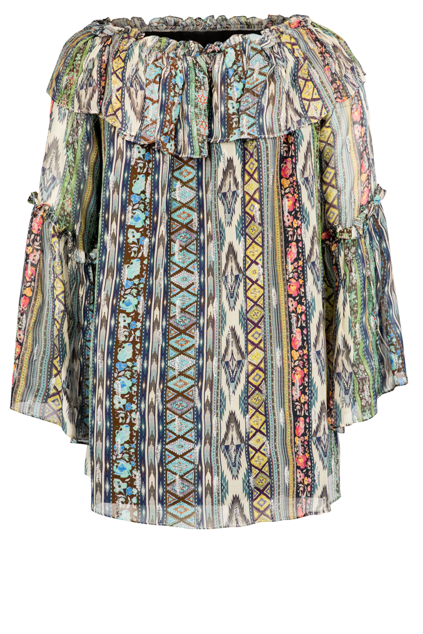 Vintage Collection Printed Mayan Top