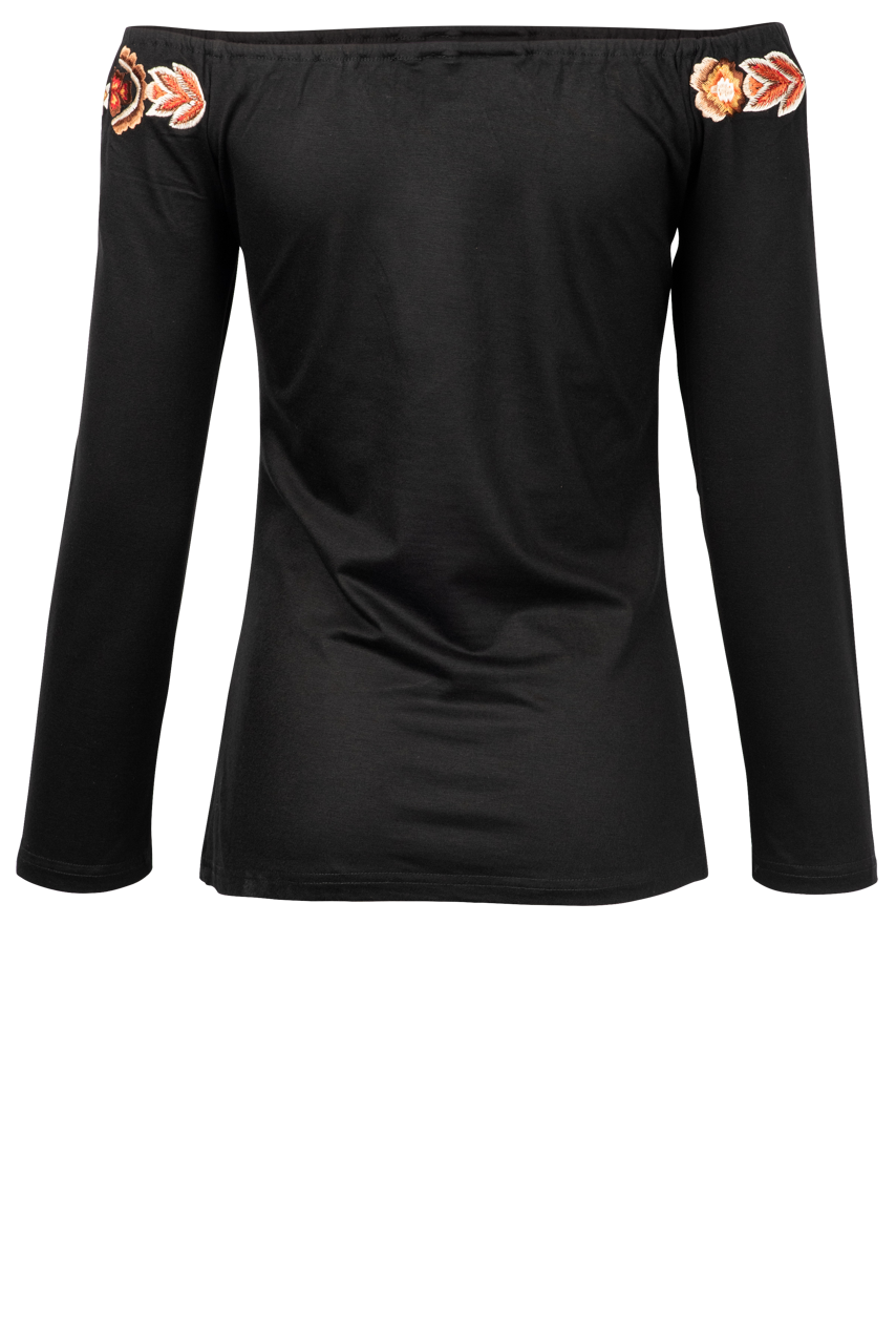 Vintage Collection Whiskey Embroidered Knit Top