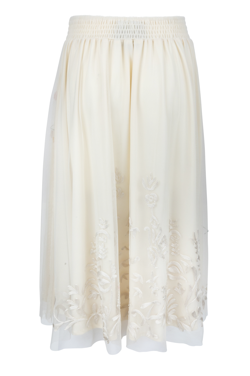 Vintage Collection Embroidered Pearl Skirt