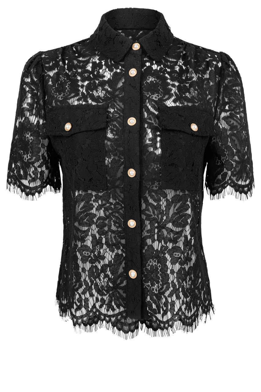 Dolce Cabo Floral Lace Blouse