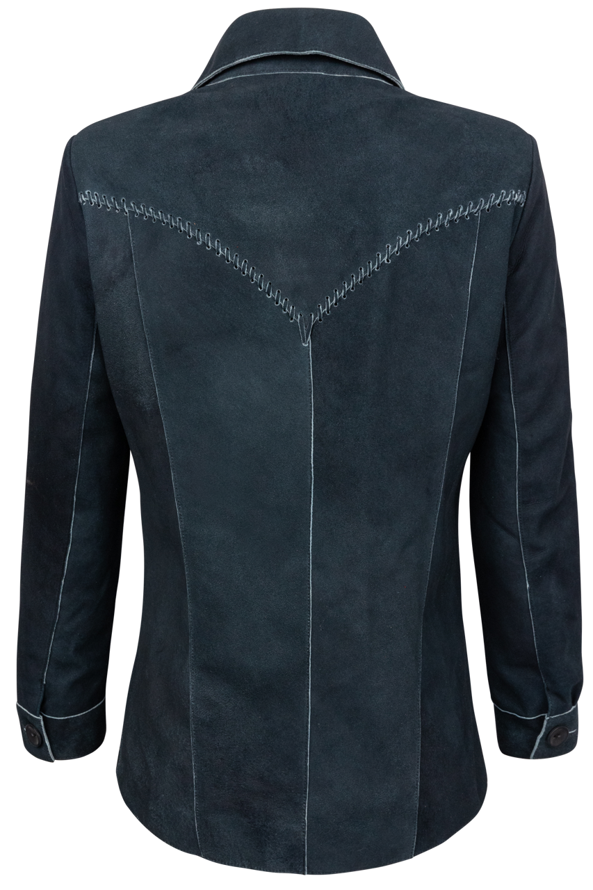 Juan Antonio Tailored Safari Jacket - Navy