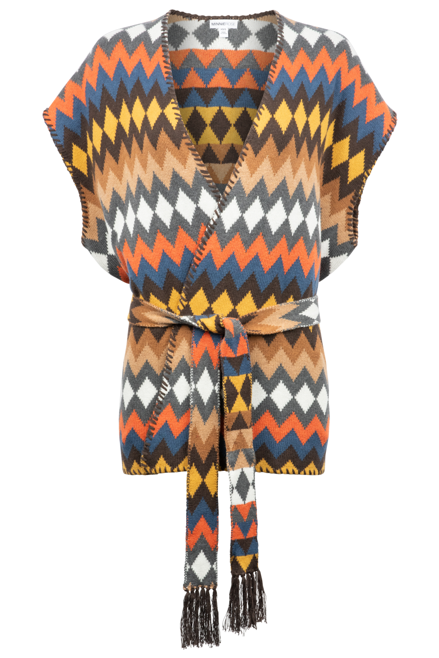 Minnie Rose Multi-Colored Cardigan