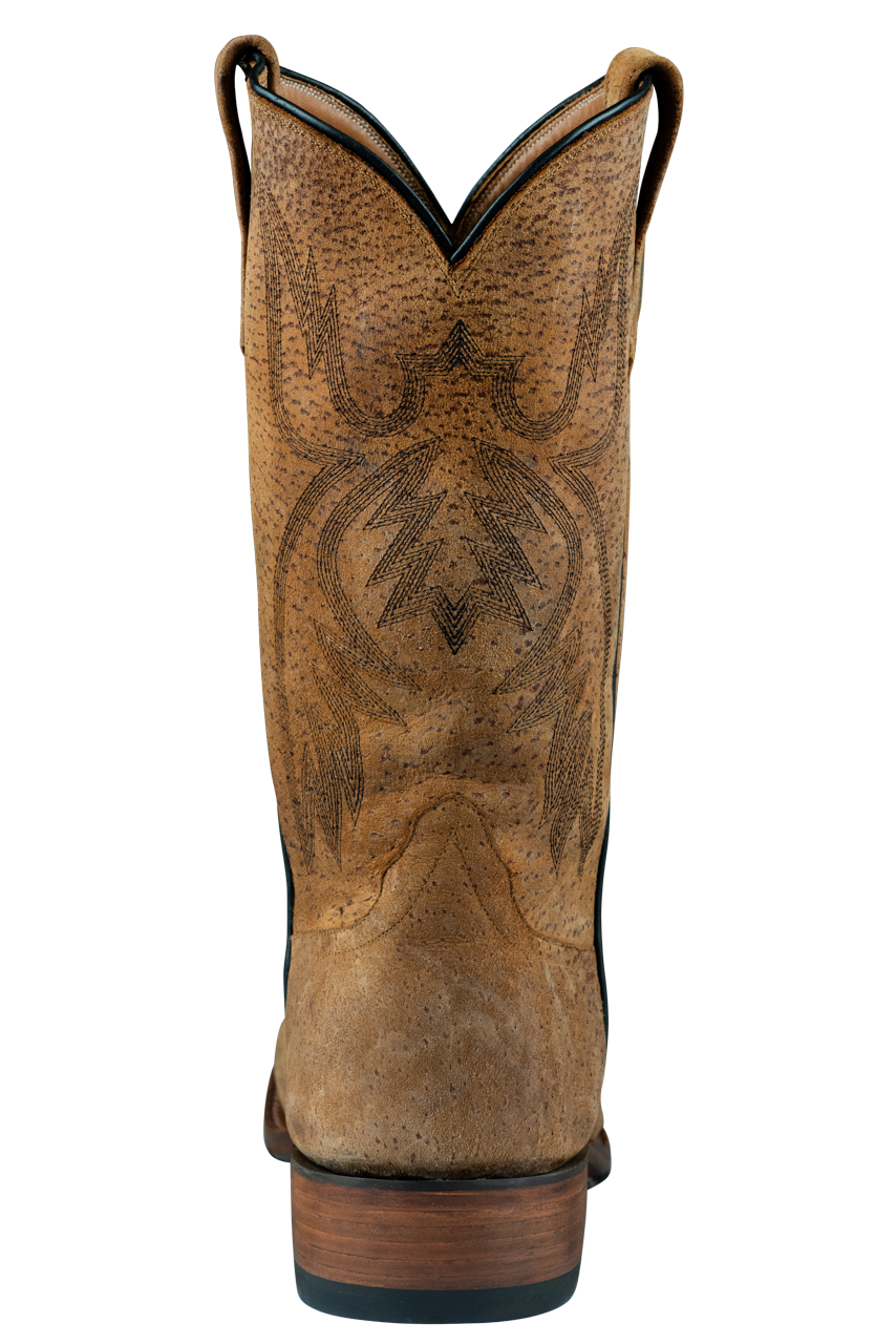 Rios of Mercedes Men's Texas Feral Hog Cowboy Boots - Brown