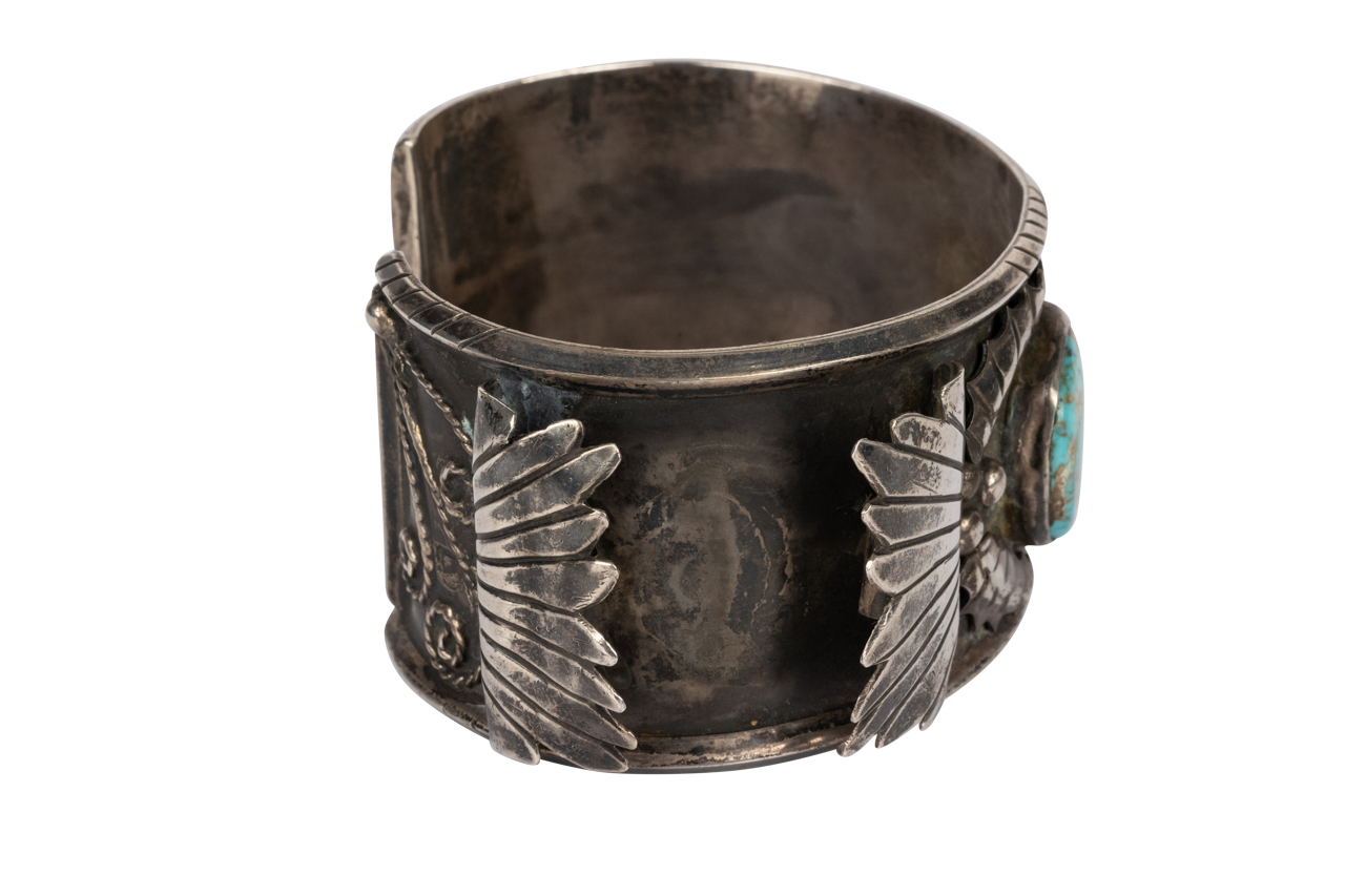 Silver and Turquoise Cuff Bracelet