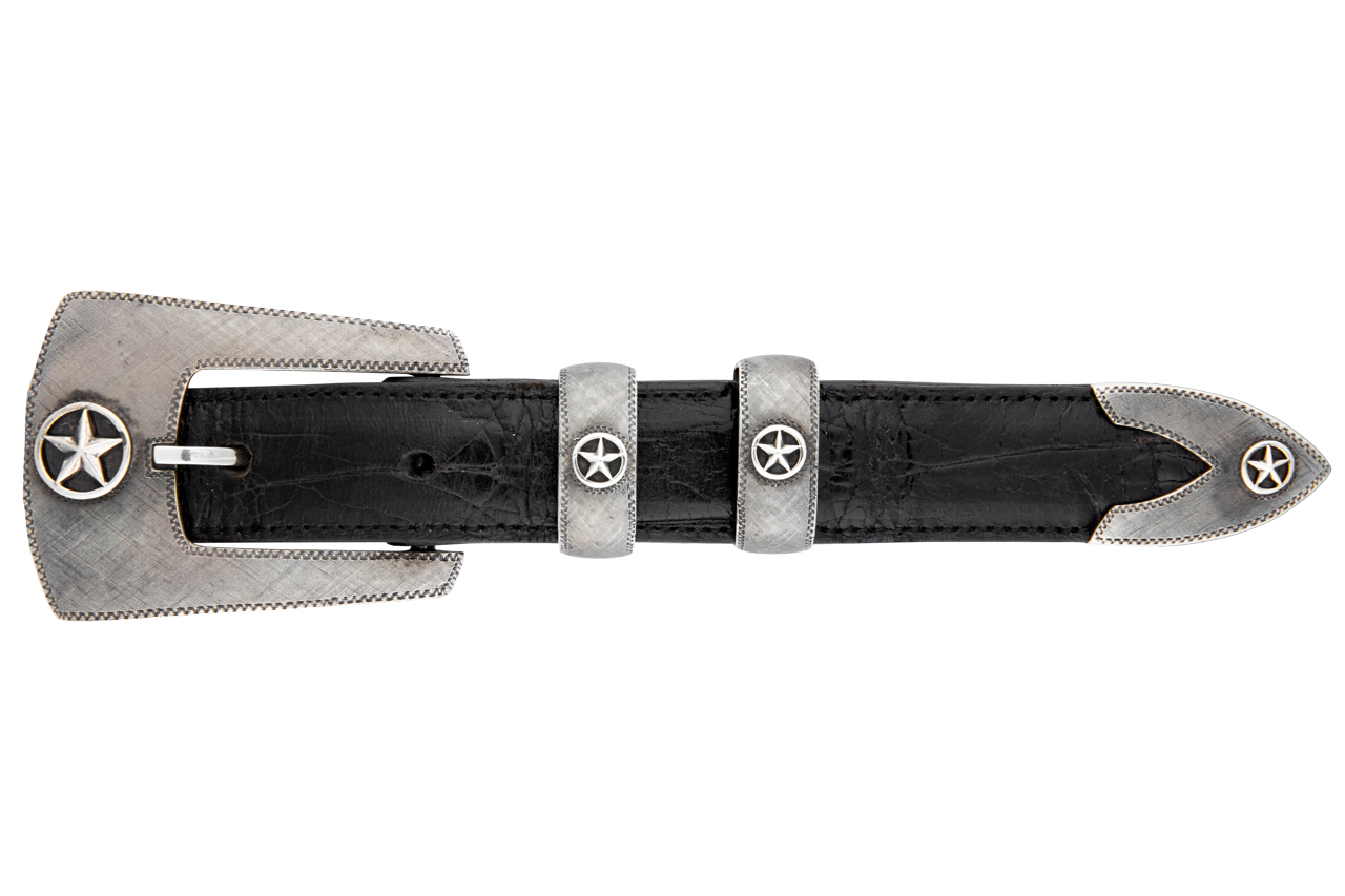 Aztec Star Engraved Buckle Set