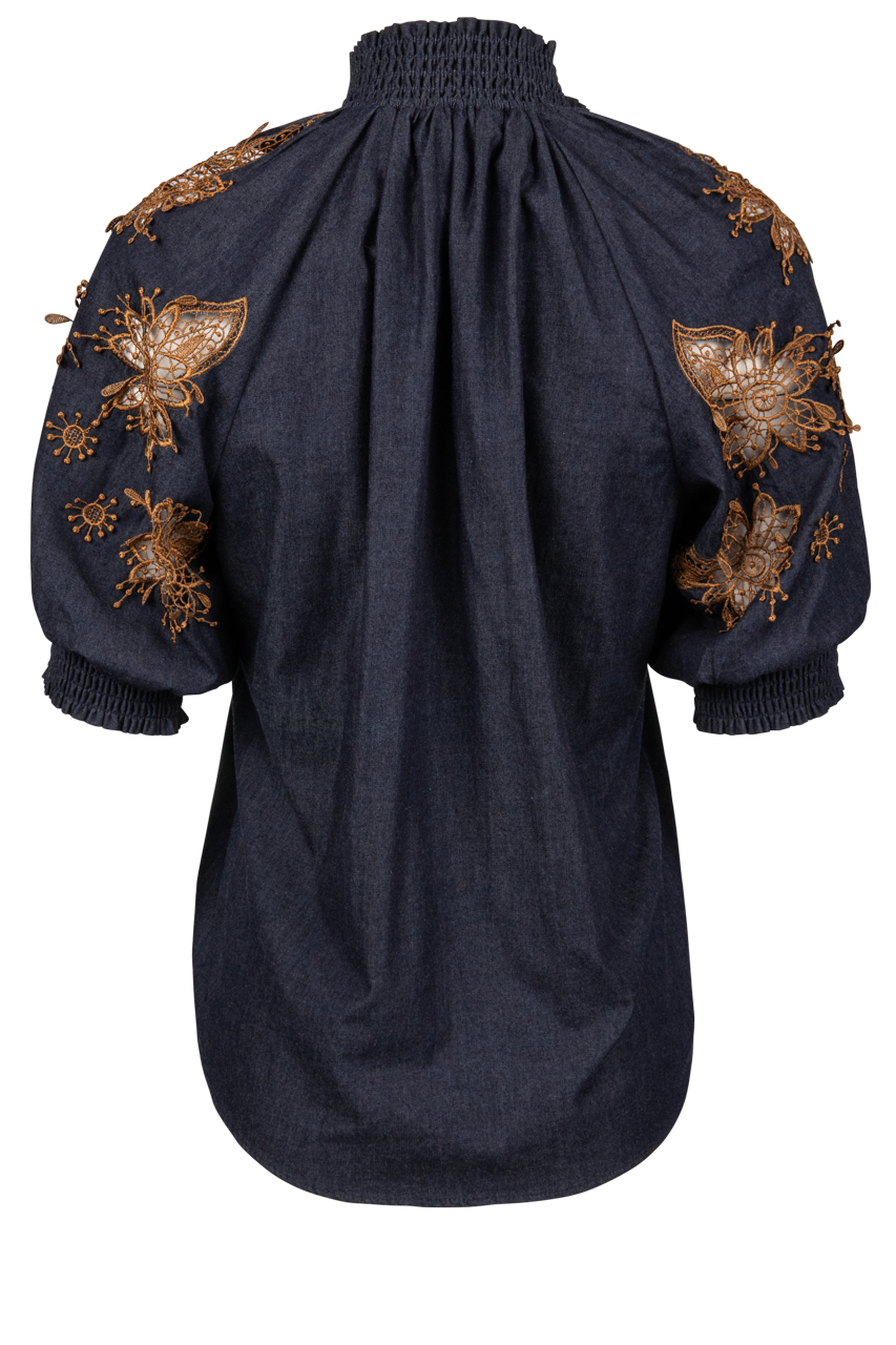 Hale Bob Madisyn Embroidered Top