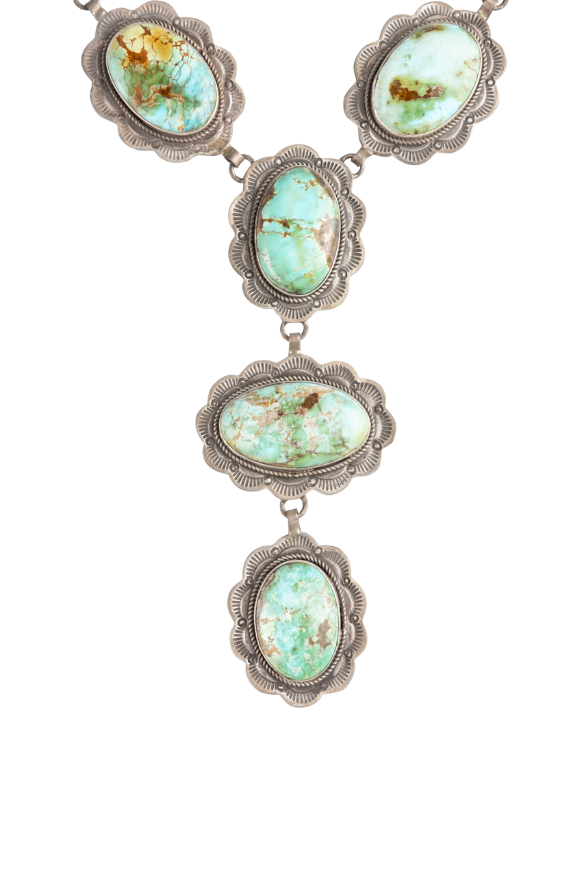 Multi-Turquoise Stone Necklace