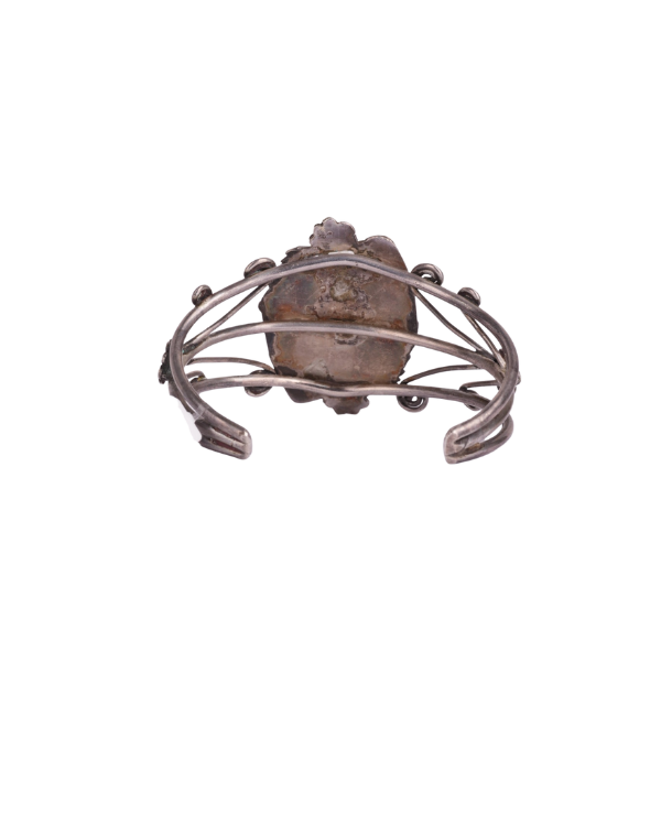 Engraved Turquoise Stone Bracelet