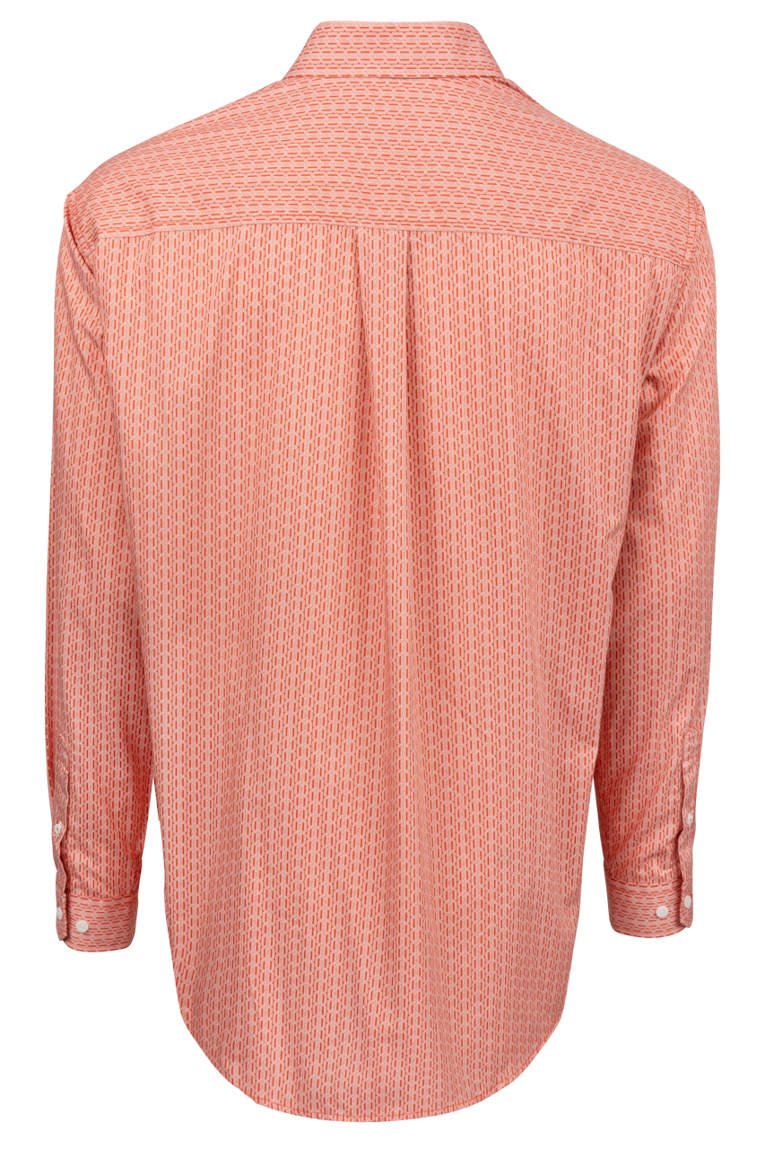Cinch Button-Front Shirt - Red