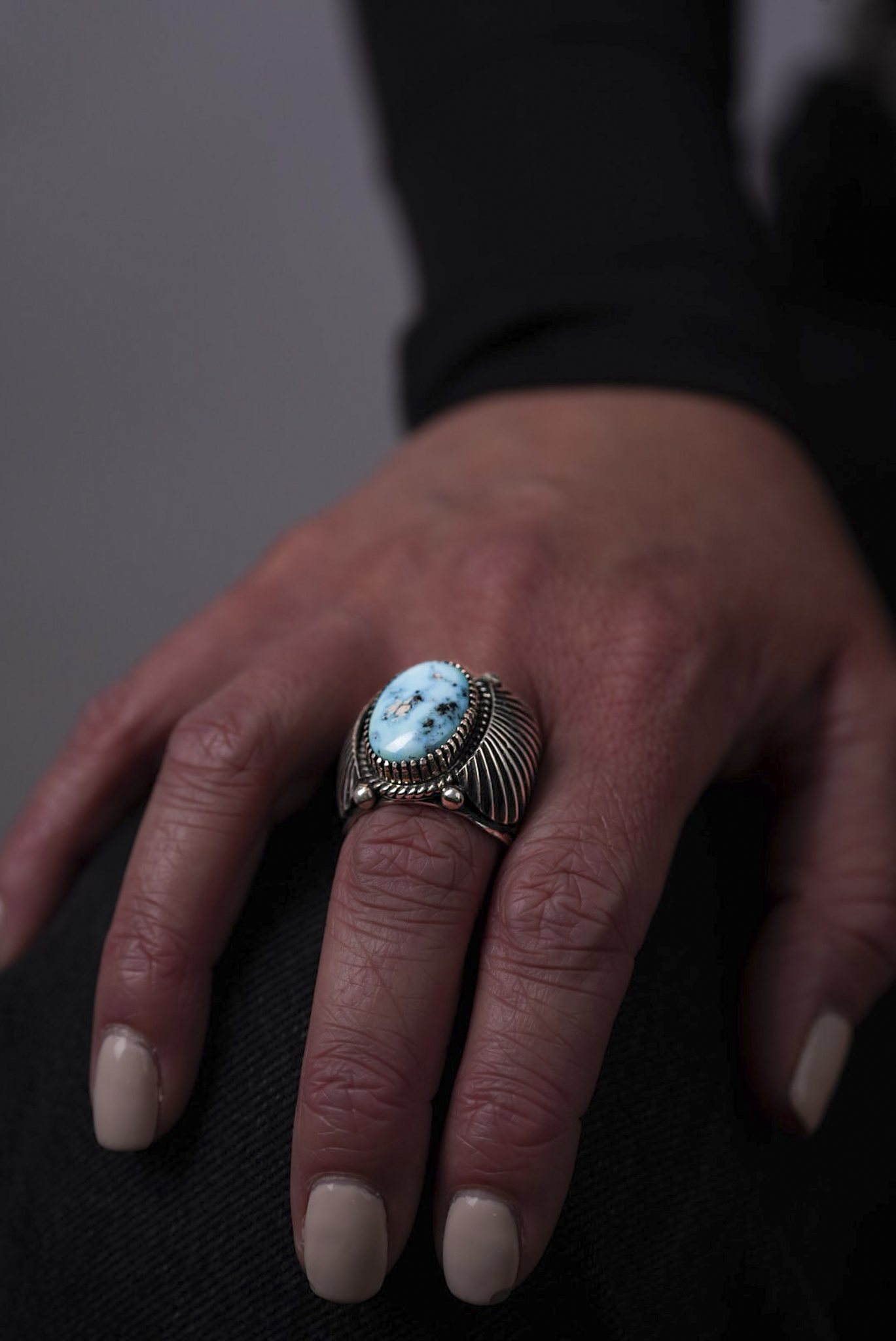 Navajo Turquoise and Silver Ring