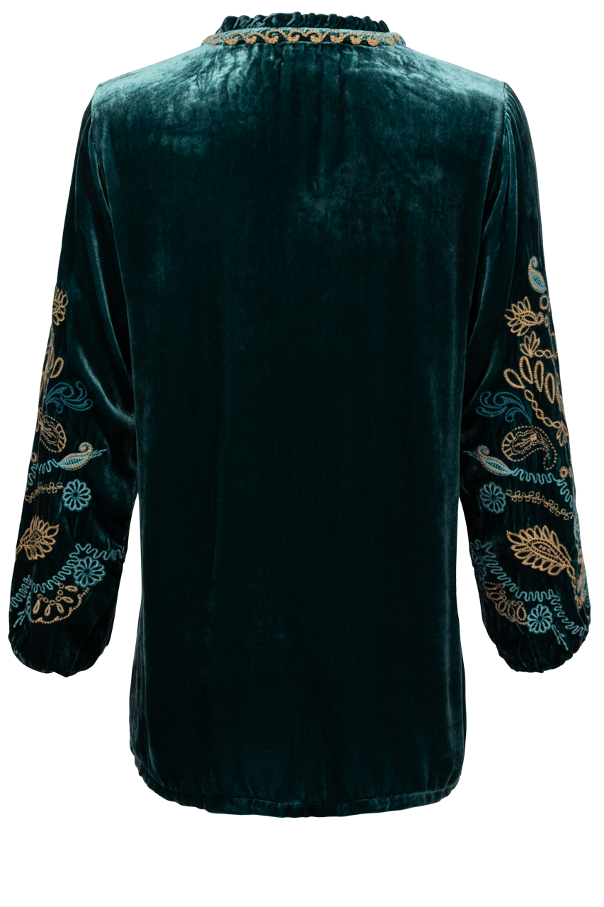 Johnny Was Velvet Field Blouse
