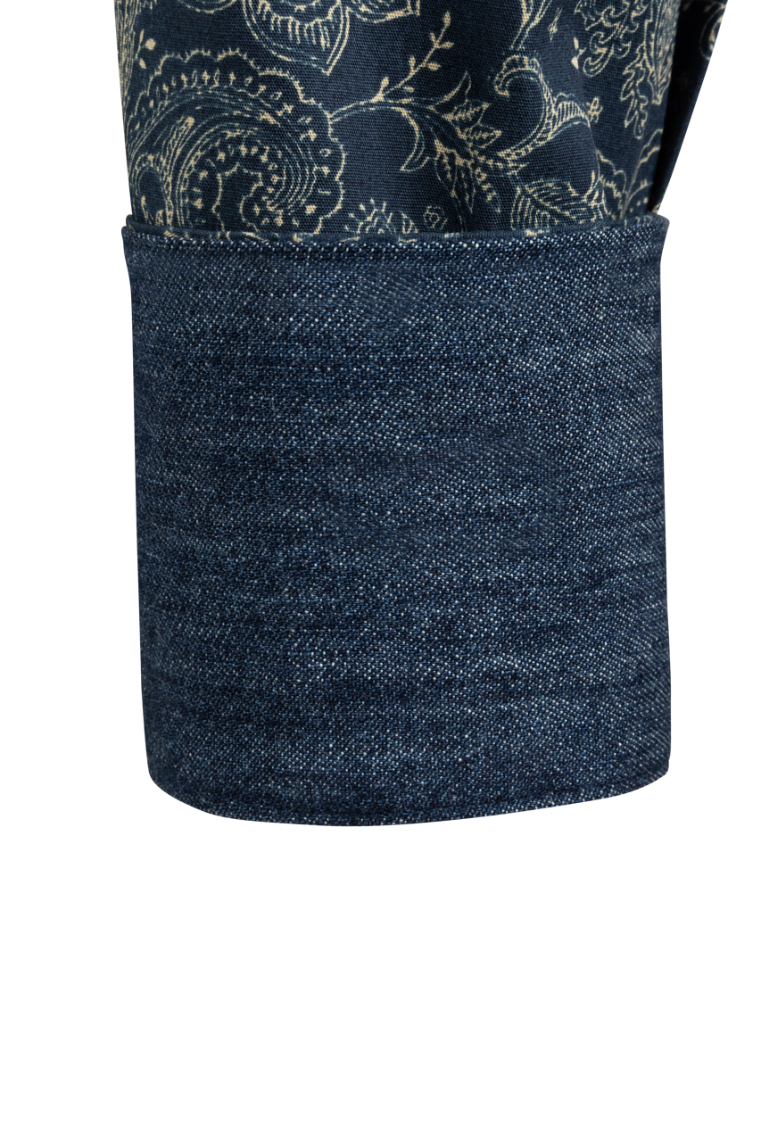 Stetson Men's Snap Front Shirt - Midnight Sky