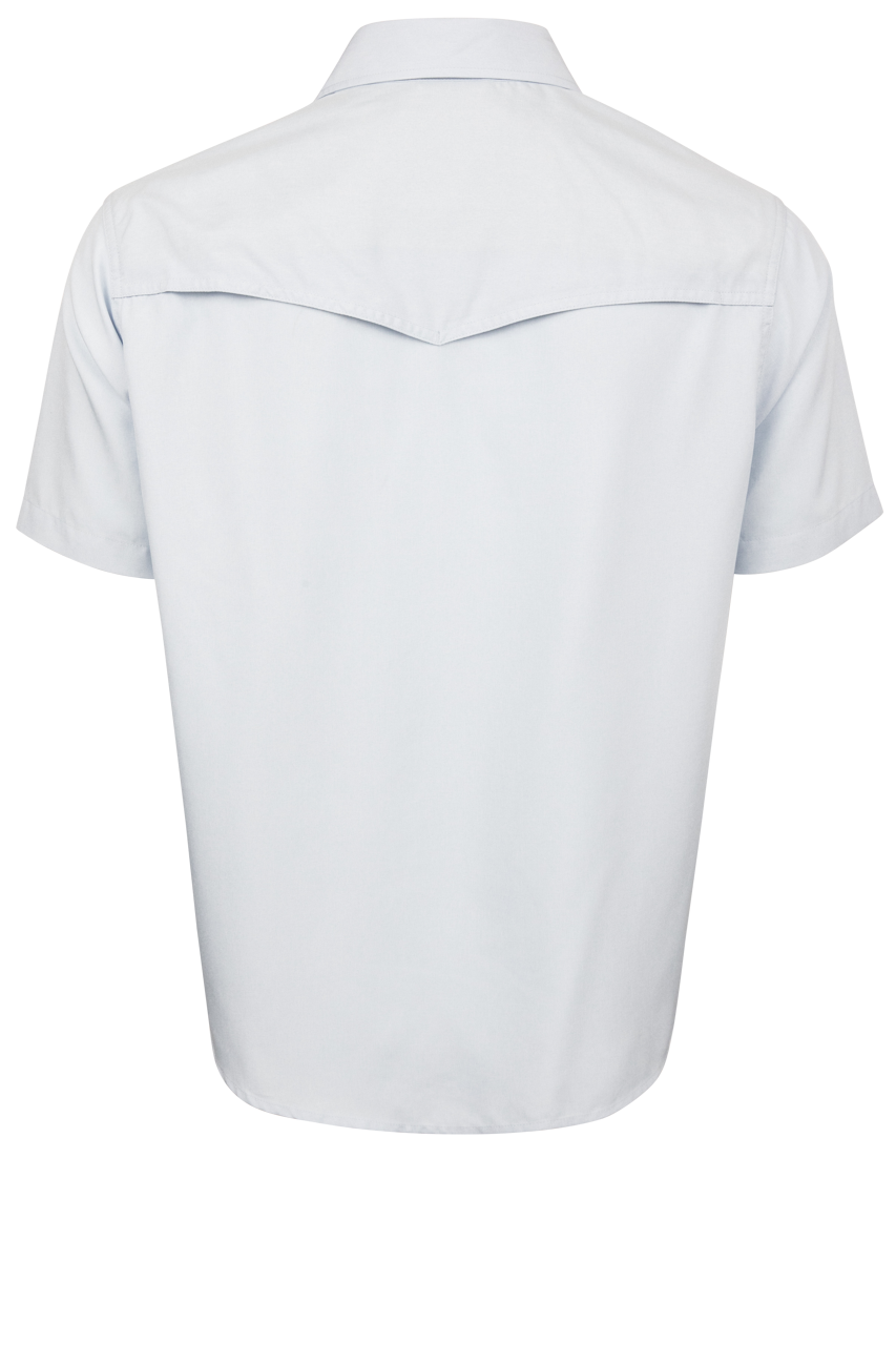 Cinch Snap Front Shirt - Light Blue