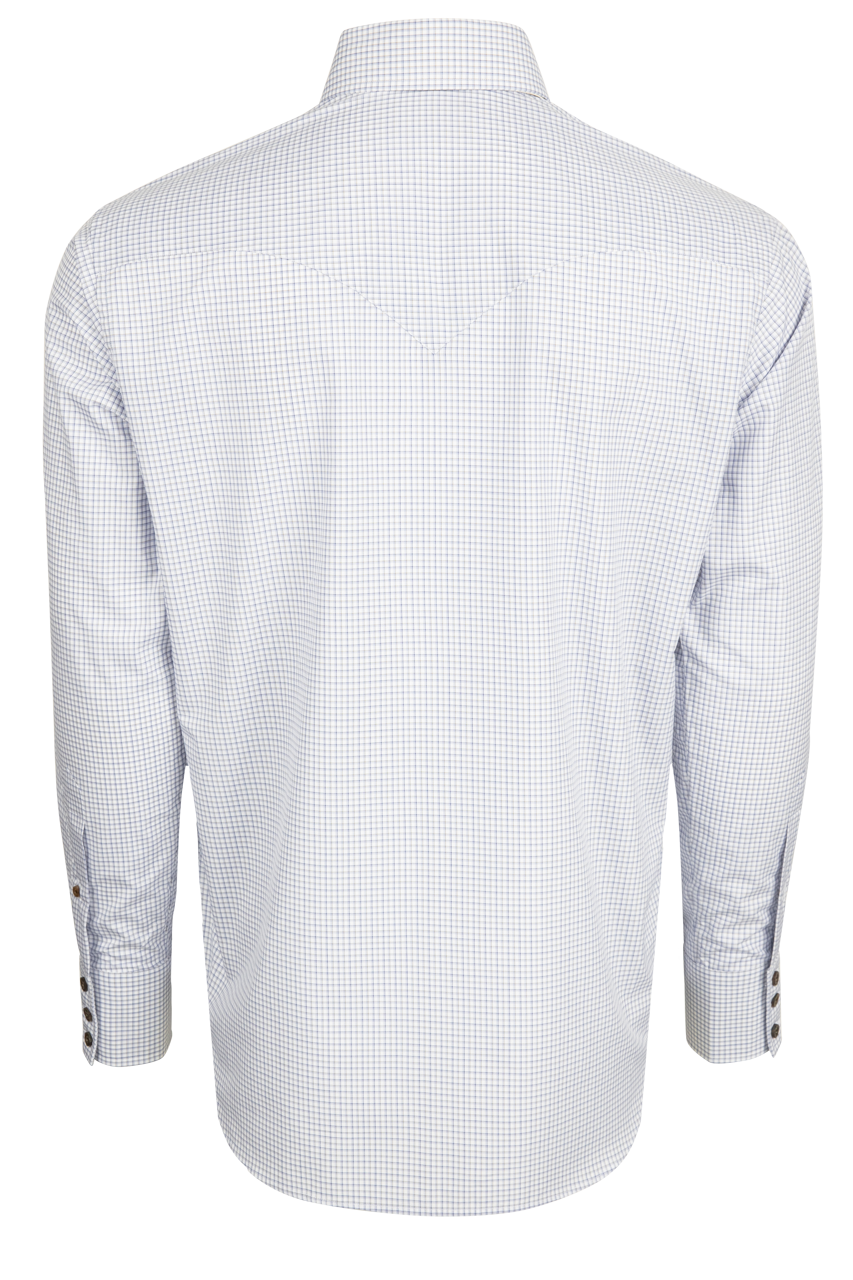 Lyle Lovett for Hamilton Button Front Shirt - Periwinkle